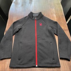 Youth constant sweater fleece lined Spyder jacket